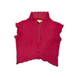 Urban Outfitters Pink Mesh Crop Top